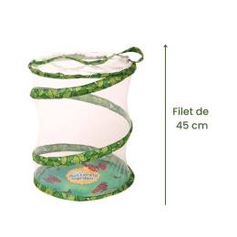 Kit Nature Maison Kit Élevage Papillons LEPITERRA – Chenilles + Matériel Pédagogique Pour Enfants Dès 3 Ans