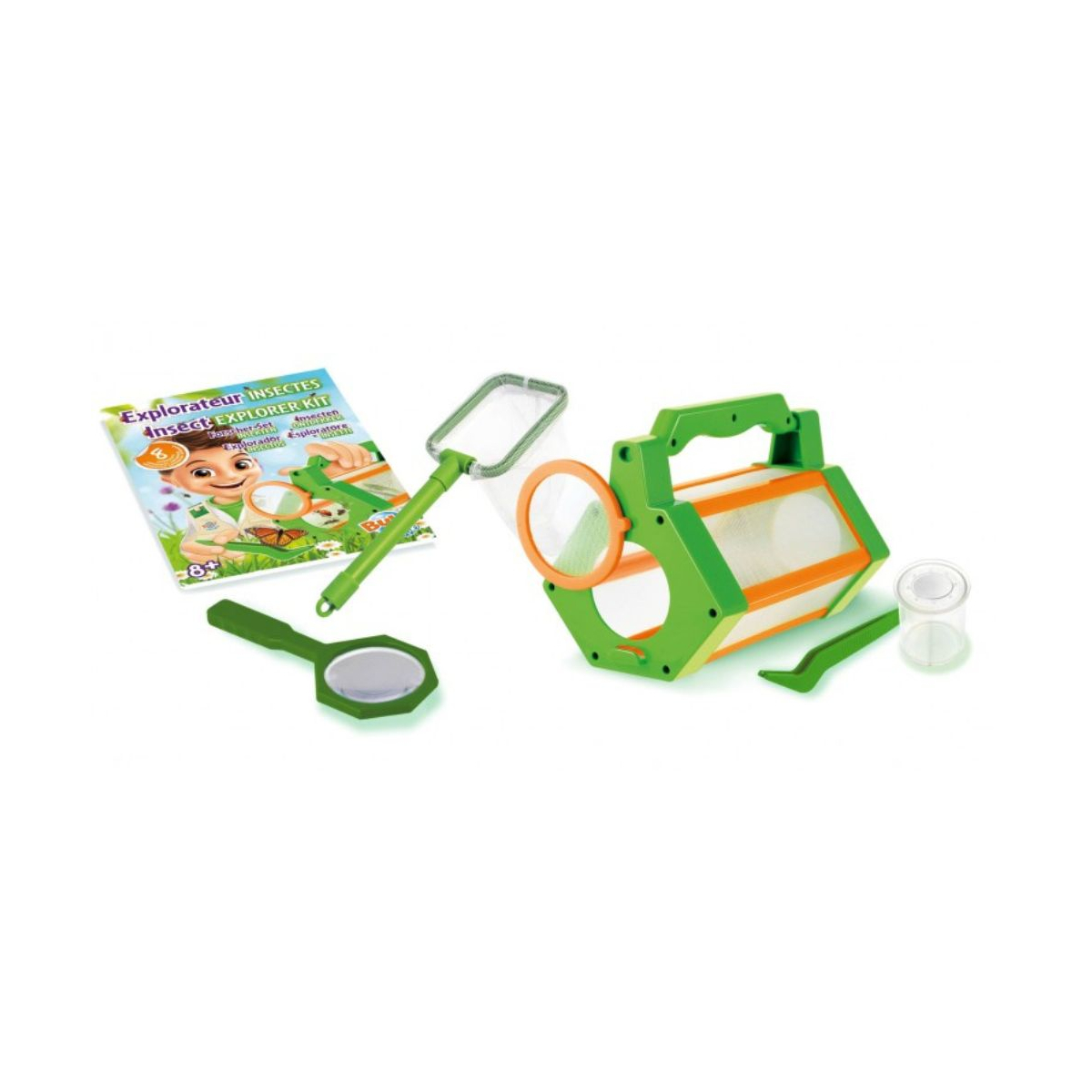 Kit Exploration Enfants Attrape-insectes - 10 Pièces, Rose, Pour Jeux Nature
