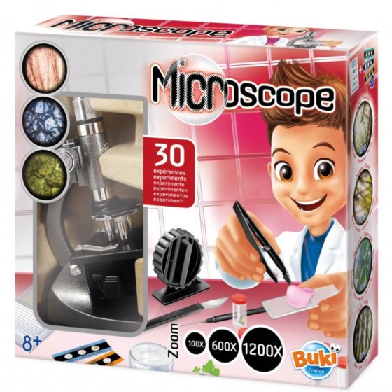 Microscope 30 expériences X 100 à X1000HD Microscope 30 expériences X 100 à X1000HD