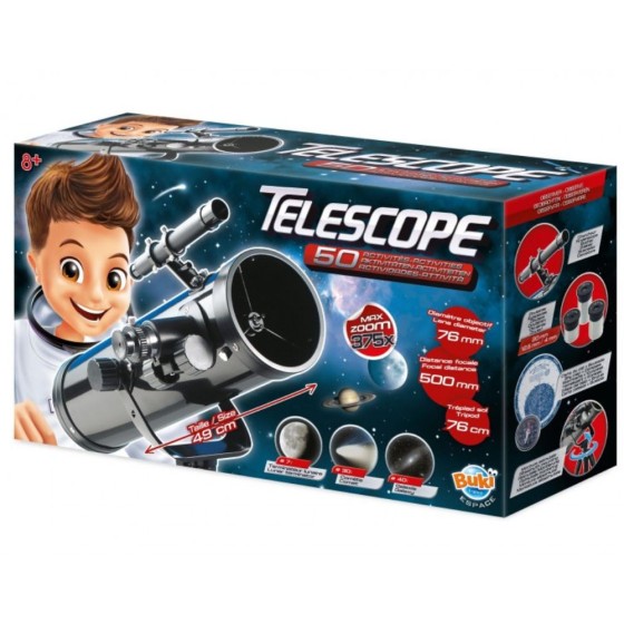 Télescope 50 activités oculaires en verre objectif 76 mm Télescope 50 activités oculaires en verre objectif 76 mm