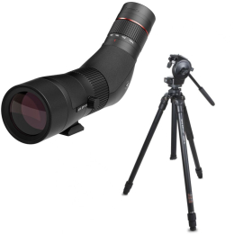 Pack Longue-vue KITE SP65 V2+ Trépied Kite Ardea AL + rotule Manfrotto 128RC