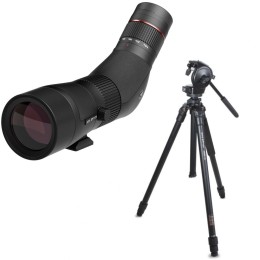 Pack Longue-vue KITE SP65 V2+ Trépied Kite Ardea AL + rotule Manfrotto 128RC