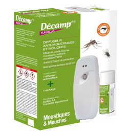 Diffuseur anti-moustique et sa recharge