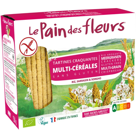 Tartines craquantes multicéréales - 150g Tartines craquantes multicéréales - 150g