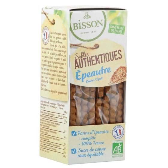 Biscuits authentiques épeautre - 190g Biscuits authentiques épeautre - 190g
