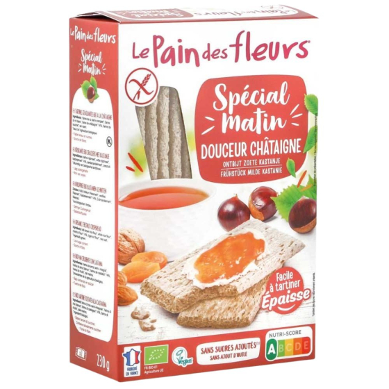 Tartines spécial matin douce châtaigne - 230g Tartines spécial matin douce châtaigne - 230g