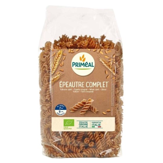 Pâtes spirales épeautre complètes - 500g
