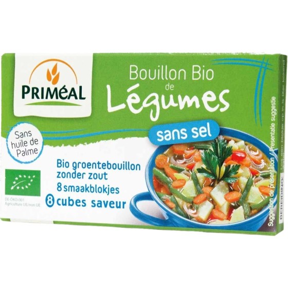 Bouillon légumes sans sel - 72g Bouillon légumes sans sel - 72g