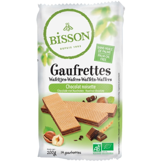 Gaufrette choco noisette - 200g Gaufrette choco noisette - 200g
