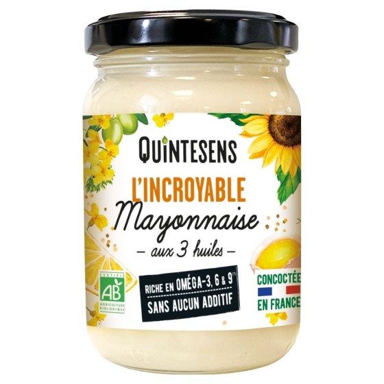 Incroyable mayonnaise sans additif - 180g