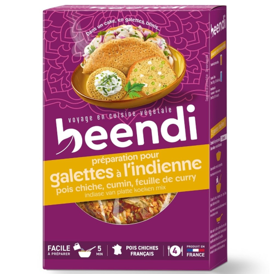 Préparation pour galette à l'indienne - 250g Préparation pour galette à l'indienne - 250g