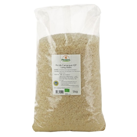 Riz de Camargue IGP long blanc - 5kg