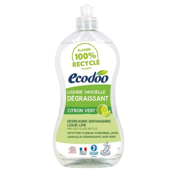 Liquide vaisselle dégraissant citron vert - 500ml Liquide vaisselle dégraissant citron vert - 500ml