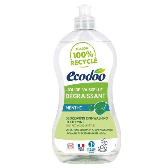 Liquide vaisselle dégraissant menthe - 500ml Liquide vaisselle dégraissant menthe - 500ml