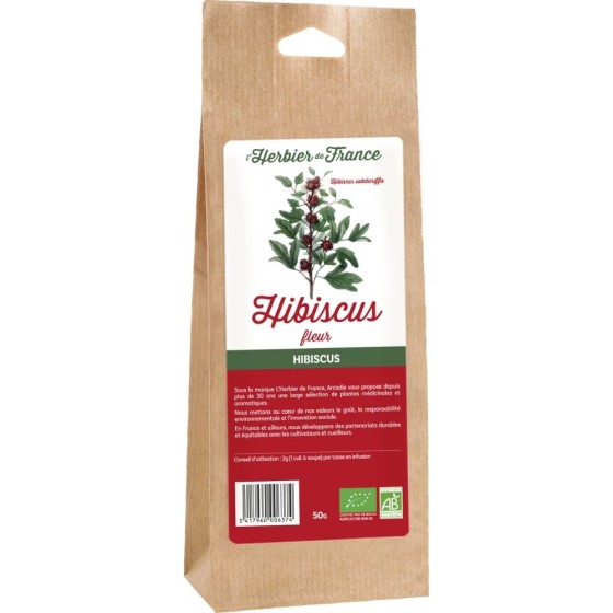 Hibiscus fleurs - 50g Hibiscus fleurs - 50g