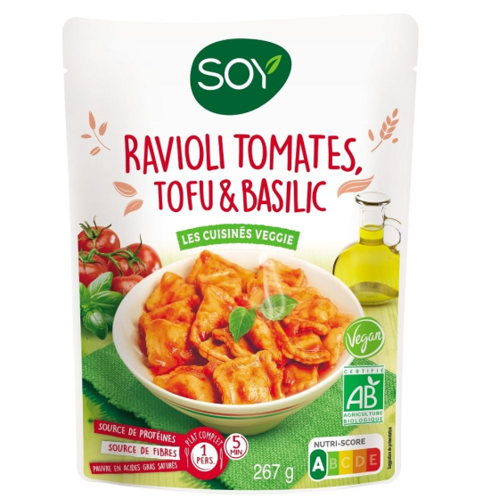 Ravioli tomate les cuisines veggie - 267g Ravioli tomate les cuisines veggie - 267g