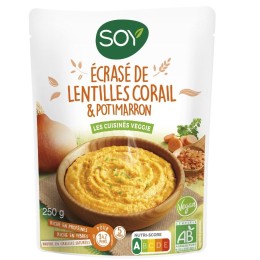 Écrasé lentilles corail potimarron carottes les cuisines veggie - 250g