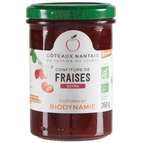 Confiture fraises demeter - 260g