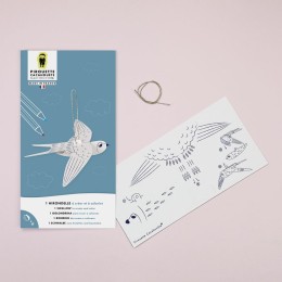 Mon animal 3D : l'hirondelle
