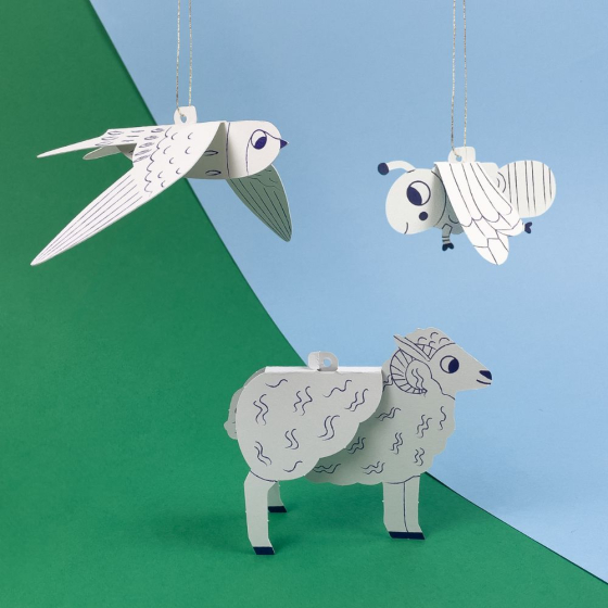 Mon animal 3D : l'hirondelle