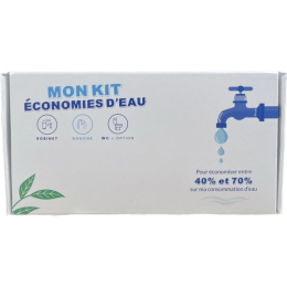 Pack Economies d'eau : 3 robinets + 1 douche + 1 sablier de douche