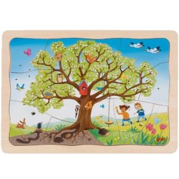 Puzzle les saisons du pommier, 4 couches