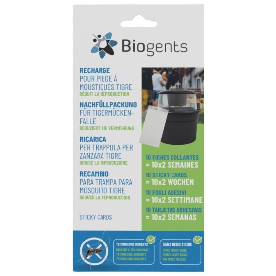 Plaques collantes - Recharges pour Piège BG-Gat (x10) Plaques collantes - Recharges pour Piège BG-Gat (x10)