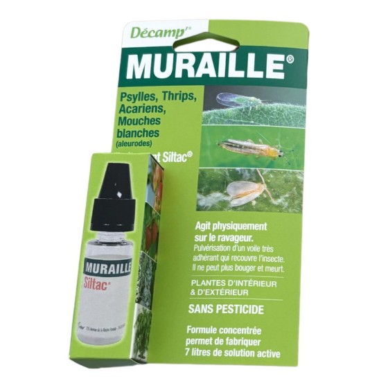 Muraille Siltac anti Psylles, Thrips, mouches blanches, acariens Muraille Siltac anti Psylles, Thrips, mouches blanches, acariens