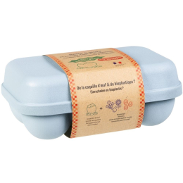 Boîte 6 oeufs coquille - Bleu