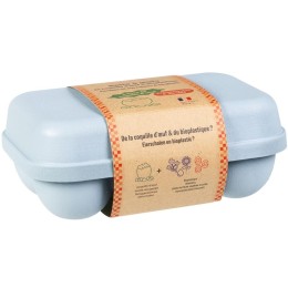 Boîte 6 oeufs coquille - Bleu
