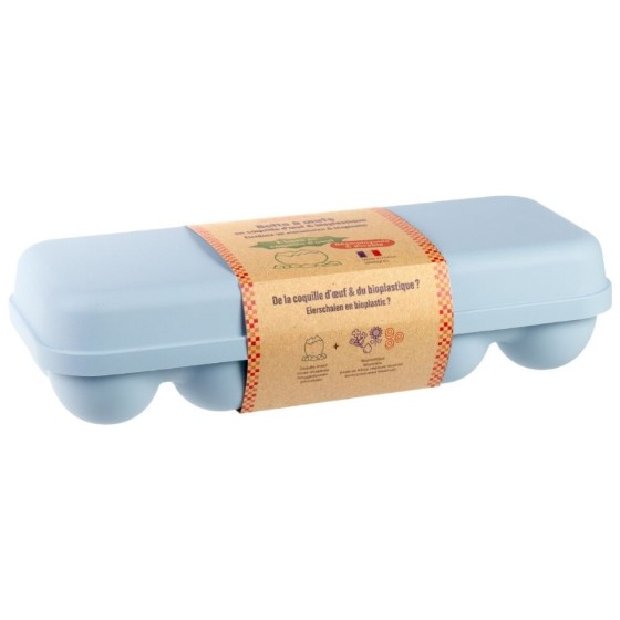 Boîte 10 oeufs coquille - Bleu