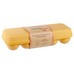 Boîte 10 oeufs coquille - Jaune