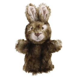 Marionnette lapin sauvage - 27 cm