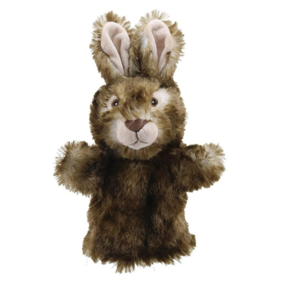 Marionnette lapin sauvage - 27 cm