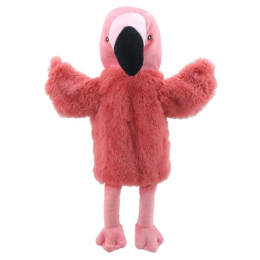 Marionnette flamant - 27 cm
