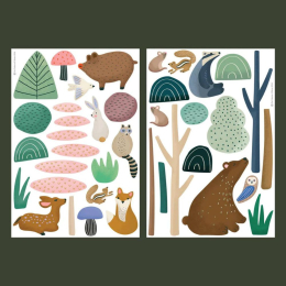 Jeu magnétique animaux forêt