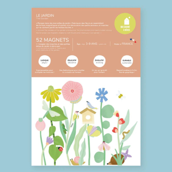 Jeu magnétique Le jardin Jeu magnétique Le jardin