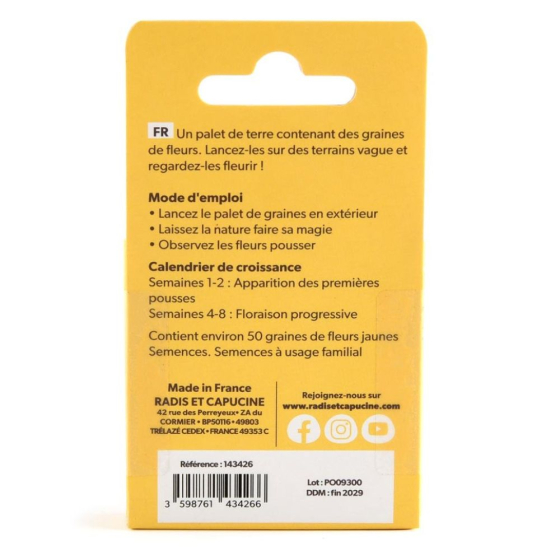 Fleurs Jaunes à lancer