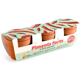 Trio piments échelle de Scoville