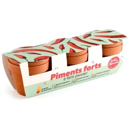 Trio piments échelle de Scoville