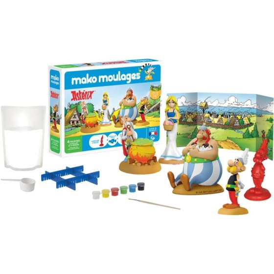 Mako Moulages - Coffret Astérix - 4 moules