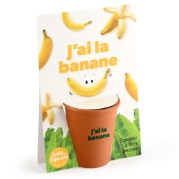 Carte message - J'ai la banane - Bananier