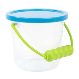 Seau transparent avec couvercle