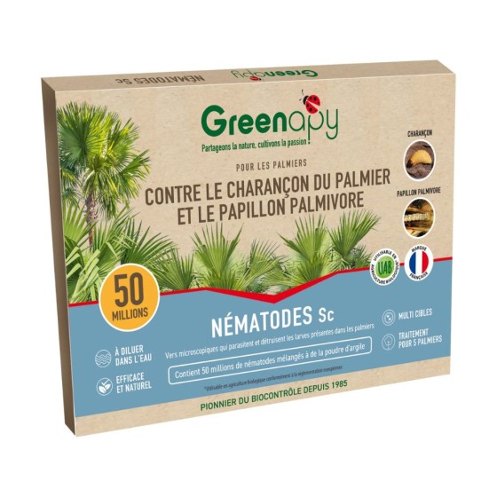 Nématodes SC anti charançon rouge du palmier 50M