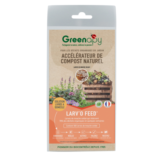 Larvo’Feed, auxiliaire de dégradation naturelle des déchets organiques