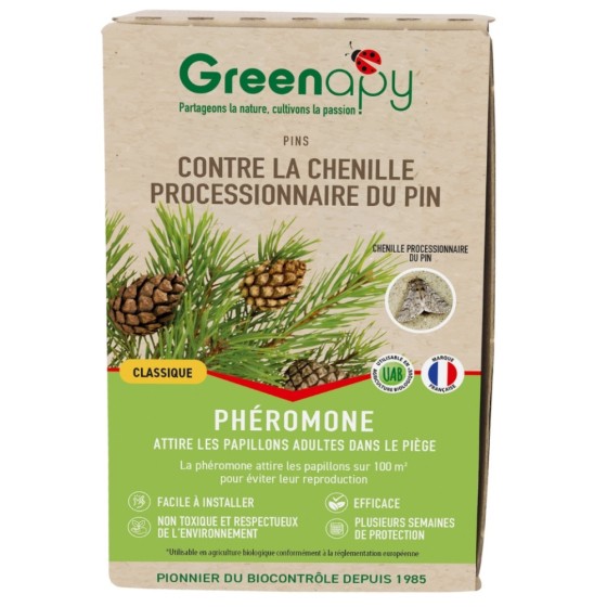 Phéromone Processionnaire du Pin (2 capsules)