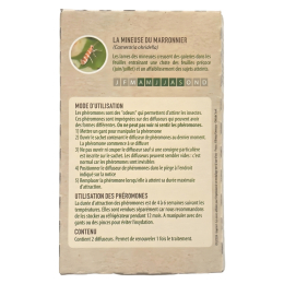 Phéromone spéciale Mineuse du marronnier (2 capsules)