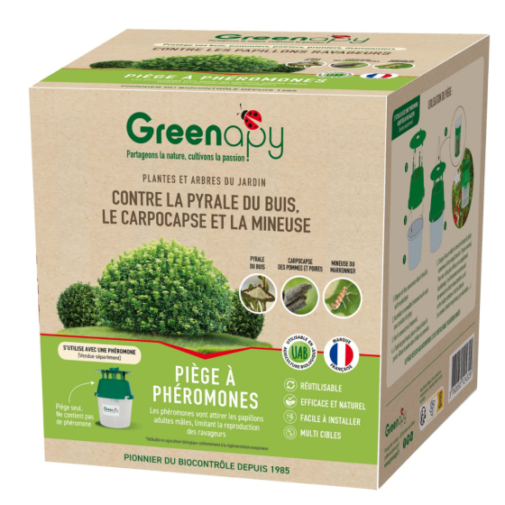 Piège entonnoir : papillons (mineuse, carpocapses)