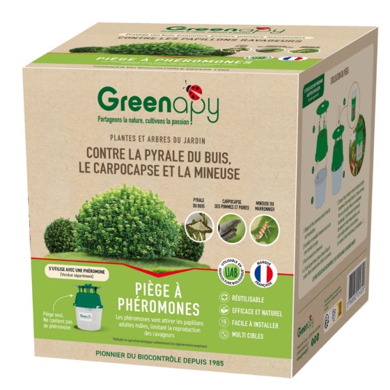 Piège entonnoir : papillons (mineuse, carpocapses)