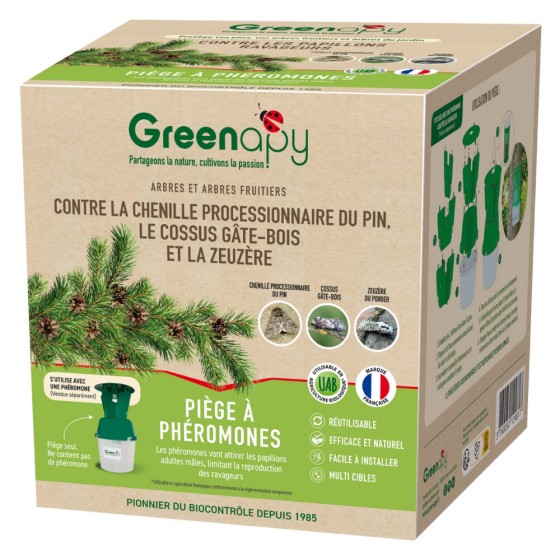 Piège entonnoir à ailettes : processionnaire du pin